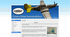 Desktop Screenshot of crownpointaeromodelers.com